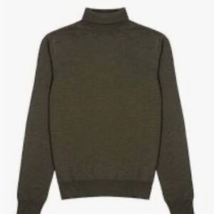 Express Women's Chocolate Brown Turtleneck Sweater